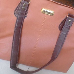 Classic Brown Leather Tote Bag