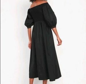 Chic Off-Shoulder Smocked Maxi Dress
