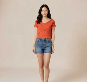 Shein Wrap Tunic/ Top