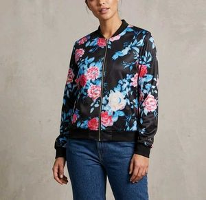 Floral Bomber Jacket