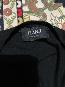 Black Long Sleeve Ruched Dress