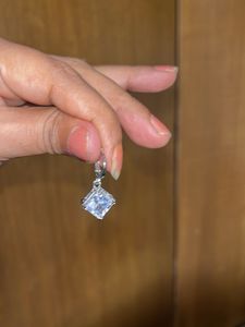 Sparkling Square Gemstone Earring