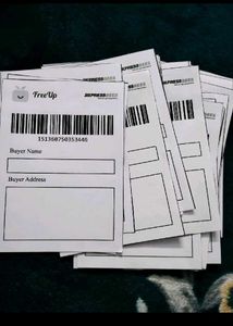 5shippinglabel+10thankyoulabels+10usedpacking