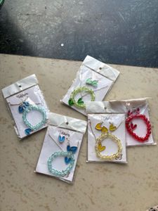 Cute Heart & Butterfly Jewelry Sets