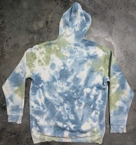 Blue &amp; Green Tie-Dye Graphic Hoodie 💙