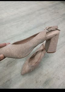 So Beautiful Peach Sparkle Sandal