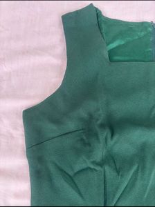 Emerald Green Sleeveless Dress