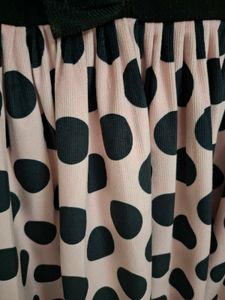 Girls' Black &amp; Polka Dot Dress