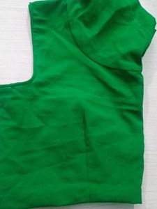 Green Saree Blouse