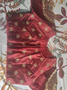 Beautiful Embroidered Silk Blouse