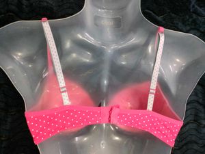 Pink Polka Dot Bra 🤎