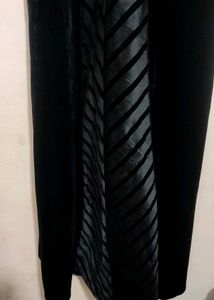 Black⚫Elegant Velvet Dress For 36 Bust