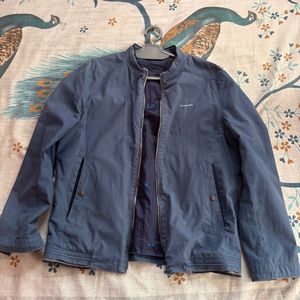 Men's Blue Bomber Jacket