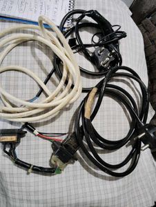 2 hdmi unused  and NINE 3 pin cord used