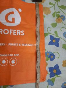 Orange Vintage Cloth Bags
