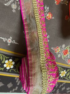 saree lace net with super kadai