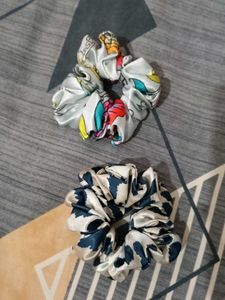 Satin Scrunchie Set of 2