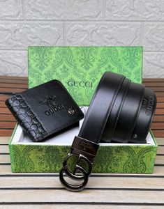 Gucci Belt and Wallet Set