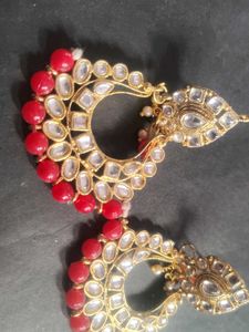 Red Kundan Jewelry Set
