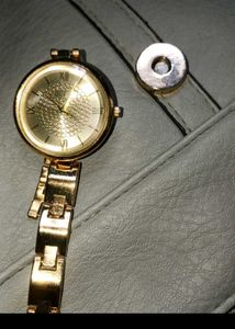 Haute Sauce Green Dial &amp; gold watch