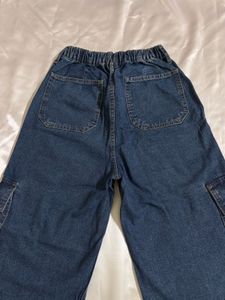 Zudio Blue Denim Cargo Jeans