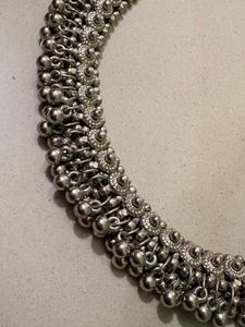 Bohemian Oxidized Silver Necklace