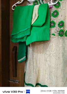 Elegant Green Embroidered Kurta Set( Now At 750)
