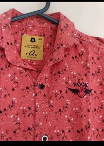 Boys 'Rock' Long Sleeve Button-Down Shirt