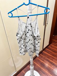 Cute Butterfly Print Tank Top