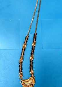 Elegant Gold Mangalsutra with CZ