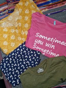 Kurta And T Shirt