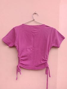 Pink korean side string top (UNUSED)