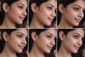 Charming Stud Earrings 5 Sets for Women sealed pac