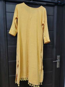 yellow kurti