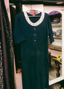 Stylish Navy Blue Casual Kurti