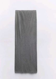 Grey Maxi Skirt
