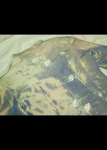 Chinese Cheongsam Sage Silk Jacket