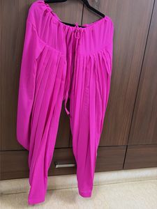 New Blue &amp; Pink Kurta Set