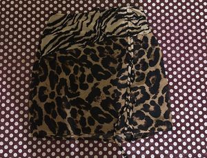 Wild Print Mini Skirt