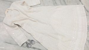 Aline Off White Kurti