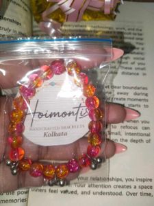 Customized Crystal glass beads bracelets
