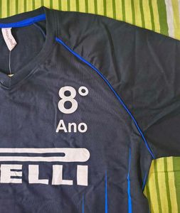 Black and Blue inter Milan style t-shirt