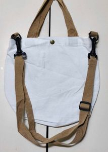 Cute Bear Print Canvas Tote Bag.