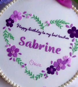 Birthday Hoop 💜