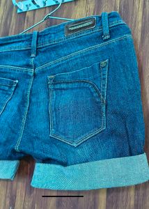 Women's Blue Denim Shorts