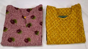 🙋Donate Girl kurti combo buy one get free Comfort