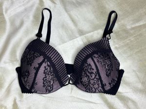 Lace Trimmed Push-Up Bra