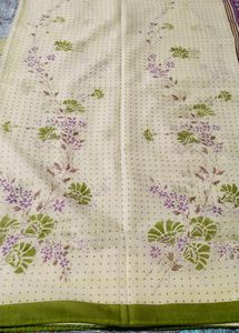 fix rate Floral  cotton Print Saree without blouse