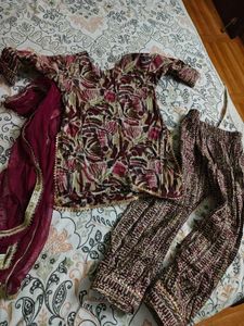 kurta pant with dupatta