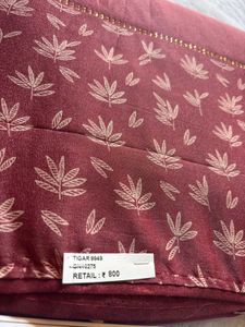 Maroon Floral Design Saree❤️